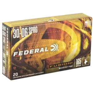 FEDERAL FUSION RIFLE AMO 30-06 SPRING 165GR 20RD (10 BOX CASE)