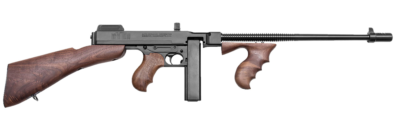 Auto-Ordnance Thompson T1B 1927A-1 Deluxe Semi-Auto Carbine .45 ACP 16.5-inch Walnut, 20-Round