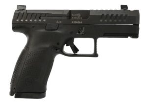 CZ P-10C 9MM 4IN BARREL 10RD BLACK FINISH PORTED OPTICS-READY BARREL AND SLIDE BLACK POLYMER FRAME NITRIDE SLIDE FIXED SIGHTS 3 BACKSTRAPS REVERSIBLE MAG CATCH 01578