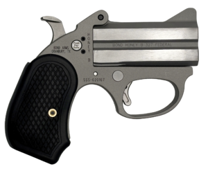 BOND HONEY-B (STINGER SERIES) THIN STAINLESS STEEL FRAME 327FED 3IN BARREL 2RD SILVER THE ROUGH SERIES FINISH B6 EXTENDED GRIPS BAHB - 327 FED