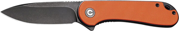 CIVIVI Elementum 2.96-Inch Drop Point Folding Knife Orange