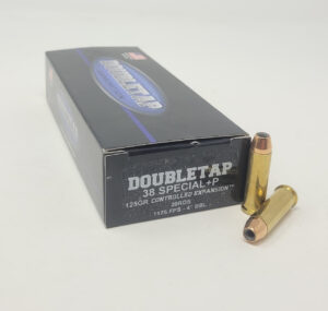 Double Tap 38 Special +P Ammunition 38SP125CE 125 Grain Controlled Expansion Hollow Point 20 Rounds