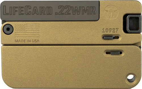 Trailblazer LifeCard 2 Aluminum .22 WMR Pistol, Burnt Bronze