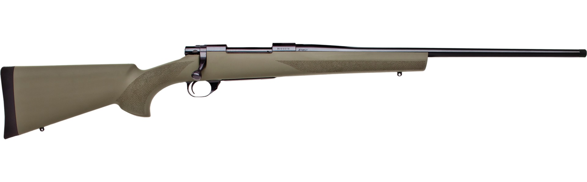 Howa Hogue OD Green .22-250 Remington Threaded Barrel Rifle