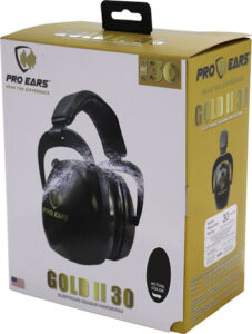 PRO EARS GOLD II 30 EAR MUFF - ELECTRONIC W/PADDED BASE BLK - additional view