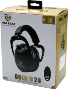 PRO EARS GOLD II 26 EAR MUFF - ELECTRONIC W/PADDED BASE BLK - additional view