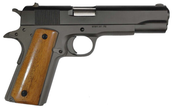 Rock Island Armory 1911 GI Standard 9mm Pistol 5-Inch Wood Grips, 9-Round