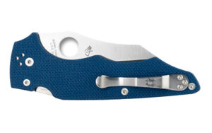 SPYDERCO YOJUMBO 3.98" BLU/SLV PLAIN - additional view