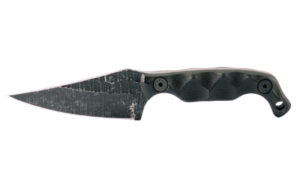 Stroup Mini1 3-Inch Fixed Blade Knife Black with Sheath