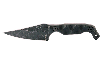 Stroup Mini1 3-Inch Fixed Blade Knife Black with Sheath
