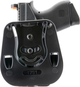 1791 KYDEX OWB PADDLE HOL MULT - -FIT RH FOR GLOCK 43/43X BLACK