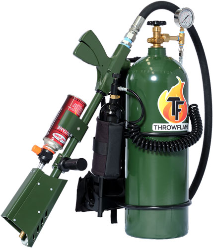 THROWFLAME XL 18 FLAMETHROWER - FOREST GREEN