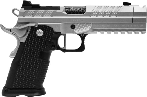 Fusion Firearms XP Compactor Custom 9mm 1911 Pistol, Chrome Ported, 17-Round