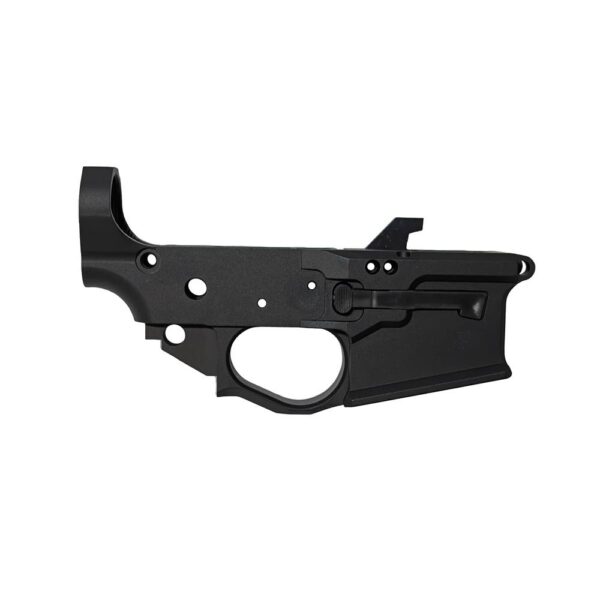Combat Armory Billet AR-9 Lower Receiver Stripped with Mag Release and Ejector Black