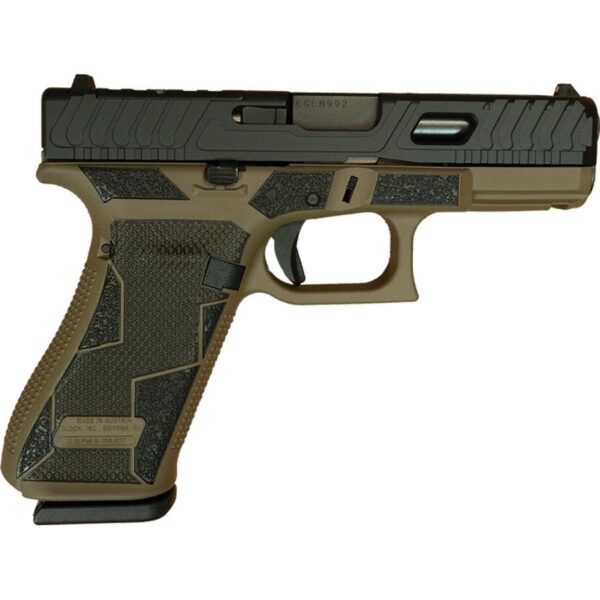 Glock V-Series Model 45 9mm Pistol 3.7-Inch Kavorka FDE Cerakote, 17-Round