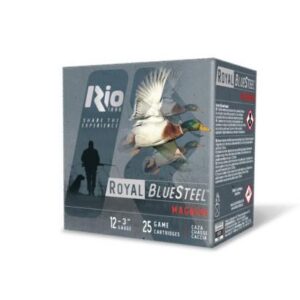 Rio Royal BlueSteel Magnum High Velocity Shotshells 12ga 3" 1 1/5oz #3 25/ct