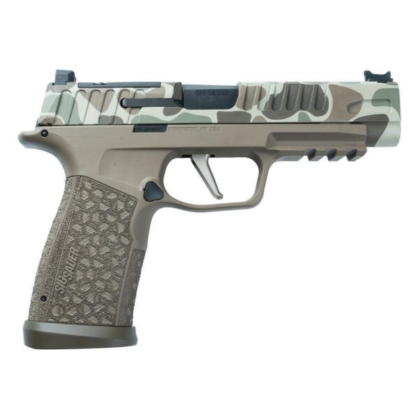 Sig Sauer P365 Fuse Duck Camo 2 Handgun 9mm Luger 21(2)&17(1)rd Magazines 4.3" Barrel LXG Front Optic Sight