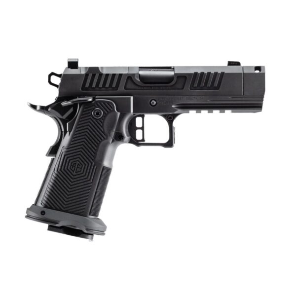 Alpha Foxtrot AF1911 Romulus 9mm Pistol, 3.5-Inch, DLC Black, RMSc Cut, 20-Round