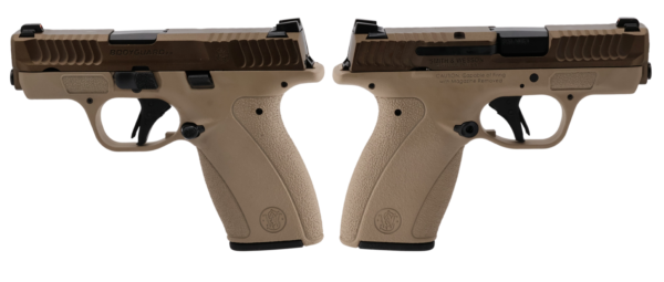 Smith & Wesson Bodyguard 2.0 Two-Tone Tan .380 ACP Pistol No Safety, 12-Round
