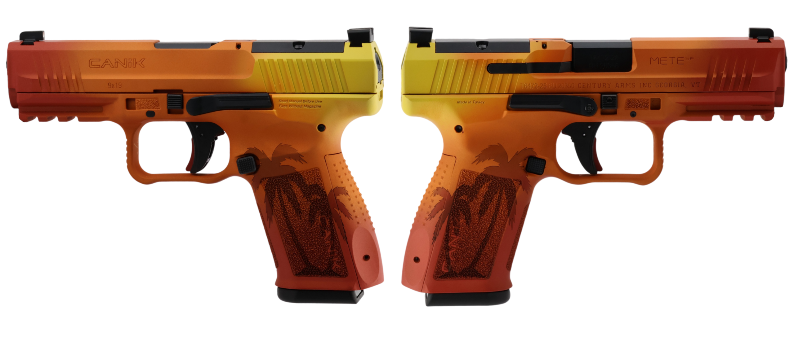 Canik METE SF Sunset 9mm Pistol, 4.19-Inch Barrel, Optic Ready, 15-Round - Canik