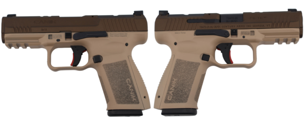 CENTURY CANIK METE SF 9MM PORTED BARREL TWO TONE TAN PSTL 4.19 BRL 1-15RD MAG