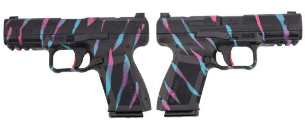 Canik METE SF ONE Series Miami Tiger Stripe 9mm Pistol 4.19-inch, 15-Round