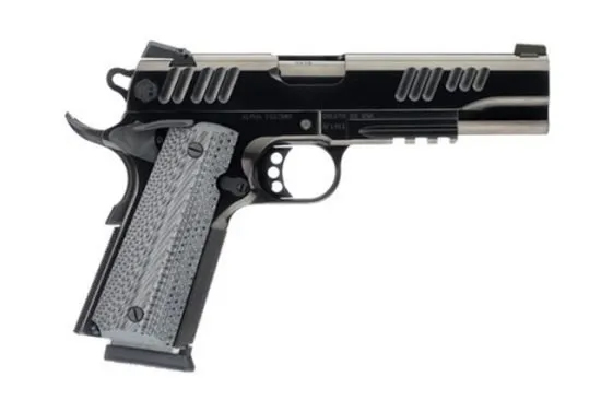 ALPHA FOXTROT AF1911-E HGA 9MM 5IN BBL POLISHED BLACK DLC 10RD NOVAK SIGHTS