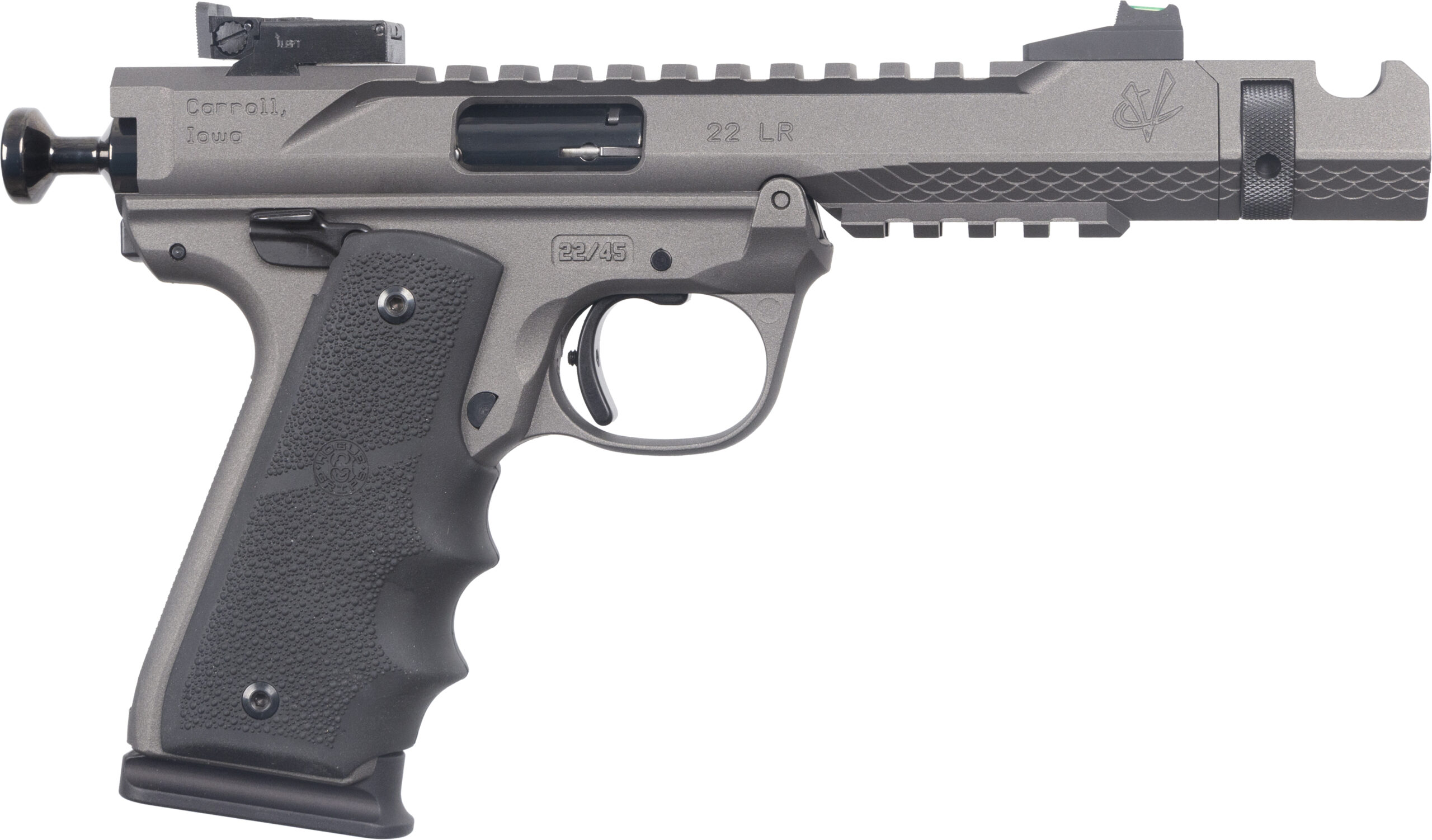 Volquartsen Black Mamba Tungsten Cerakote .22 LR Pistol, 4.5in