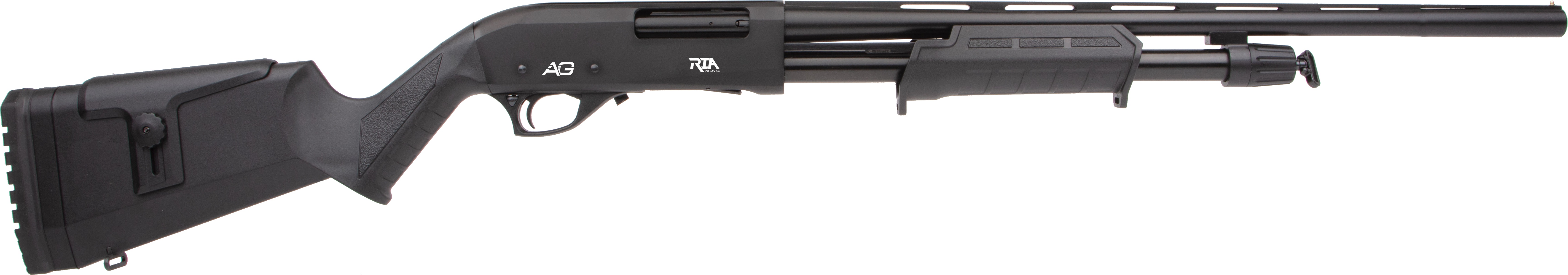 Rock Island Armory Compact .410/.22 Pump Shotgun, 22-Inch Black