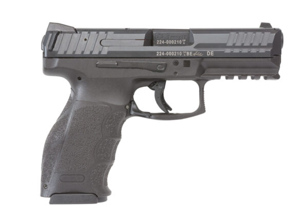 HK 81000284 VP 9mm Luger 17+1 4.09" Barrel, Polymer Frame w/MIL-STD Accessory Rail, Serrated Steel Slide, Interchangeable Backstraps, Night Sights, Includes 3 17rd Magazines
