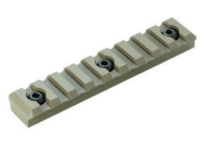Timber Creek Outdoors M9SPRFDE M-LOK 9 Slot Picatinny Rail FDE Aluminum Fits AR-Platform