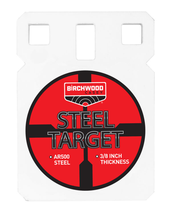 Birchwood Casey Centerfire 3/8-Inch AR500 Steel 4-Inch Square Gong