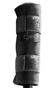 Cole-tac BPC101 Baby Python Suppressor Cover Fits 5" Long Cordura Nylon Black
