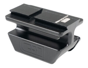 C&H Precision RISERACROXL Picatinny Mount Black Steel Compatible w/ Aimpoint ACRO