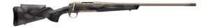 Browning 036142297 X-Bolt 2 Speed HD Full Size 300 PRC 3+1 26" Smoked Bronze Cerakote Fluted Threaded Barrel, Smoked Bronze Cerakote Steel Drilled & Tapped Receiver, Bronze/Gray Camo w/Black Overmold