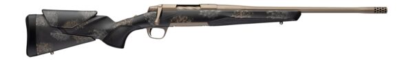 Browning 036143218 X-Bolt 2 Speed SPR Full Size 308 Win 4+1 18" Burnt Bronze Cerakote Fluted Threaded Barrel, Burnt Bronze Cerakote Steel Drilled & Tapped Receiver, Bronze/Gray Camo Adj Vari-Tech Synt
