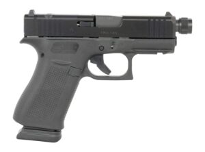 Glock UX4350201FRMOSTB G43X 9mm Luger 10+1 3.41" Black Threaded Barrel, Black Steel Optic Ready/Serrated Slide, Black Polymer Frame w/Accessory Rail, Ambidextrous