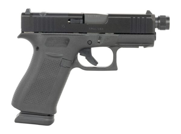 Glock UX4350201FRMOSTB G43X 9mm Luger 10+1 3.41" Black Threaded Barrel, Black Steel Optic Ready/Serrated Slide, Black Polymer Frame w/Accessory Rail, Ambidextrous