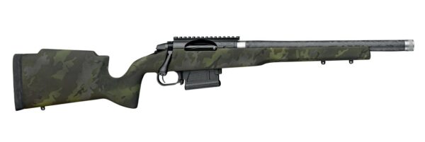 Proof Research 151341 Elevation MTR 6.5 Creedmoor 4+1 18" Carbon Fiber Match Grade Threaded Barrel, Black Receiver w/Picatinny Rail, Midnight Camo Proof Fixed Carbon Fiber Stock, Right Hand