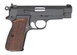 Springfield Armory HP9204 SA-35 Compact 9mm Luger 15+1 4" Stainless Steel Barrel, Black Carbon Steel Serrated Slide & Frame, Checkered Walnut Grip