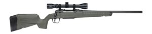 Savage Arms 33169 Axis 2 XP w/Optic 270 Win 4+1 20" Matte Black Carbon Steel Threaded Barrel, Drilled & Tapped Receiver, OD Green Synthetic Fixed w/Pistol Grip Stock, 3-9x40mm Duplex Scope, Right Hand