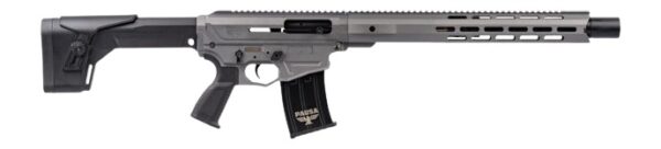 Panzer Arms PAAR12GLF AR12 G5 Semi-Auto 5+1 18.50" Gray Cerakote Aluminum/Polymer Receiver w/Picatinny Rail, M-LOK Handguards, Black Synthetic Stock