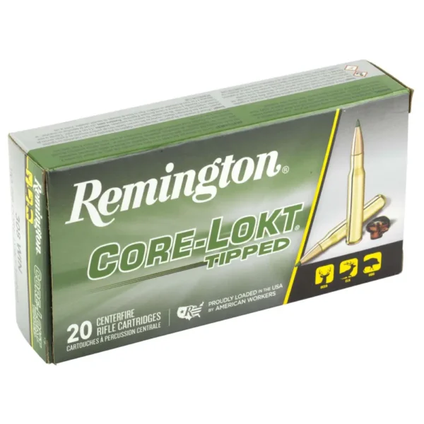 REMINGTON 308 WIN 165GR CORE-LOKT TIPPED 20RD (10 BOX CASE)