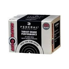 Federal 22LR Auto Match AM22 40g LRN 325 rounds