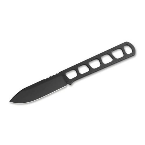 Boker BFF Packlite Fixed Blade Neck Knife, CPM MagnaCut, All Black