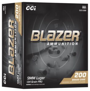 BLAZER BRASS 9MM 124GR FMJ 200/5