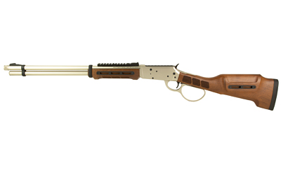 Derya RAN Lever-Action Rifle, .357 Magnum, 20-Inch, Nickel/Walnut, 10-Round - Derya