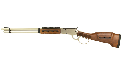 Derya RAN Lever-Action Rifle, .45 Colt, 20-Inch, Nickel/Walnut, 9-Round - Derya
