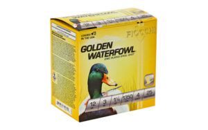 Fiocchi Golden Waterfowl Steel 12 Gauge #4 Shot, 3-Inch Shells, 25-Round Box - view 2