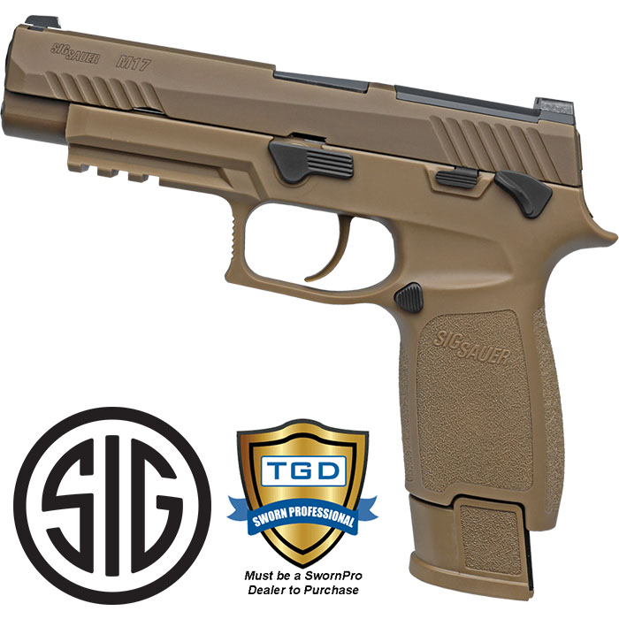 Sig Sauer P320-M17 Pistol, 9mm, Coyote, 17+1 - Sig Sauer